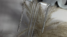 Load image into Gallery viewer, Cubic Zirconia Rectangular Drop Earrings (Stand Not Included)
