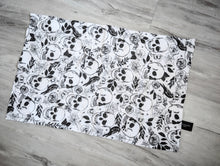 Load image into Gallery viewer, Tahari Rose &amp; Skull Face Cloth or Dish Towel
