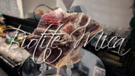 Biotite & Mica Crystal Slab w/Stand