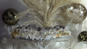 5" Druzy Super 7 Amethyst Crystal Cluster