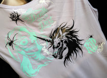 Load image into Gallery viewer, Purple Vixen Drip Gothic Butterfly Tank Top LG
