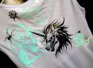 Purple Vixen Drip Gothic Butterfly Tank Top LG