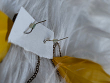 Load image into Gallery viewer, Colorful Dyed Feather Long Drop Earrings
