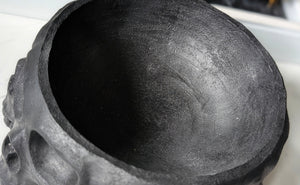 Gothic Black Skull Entry Kitchen Bath Bowl Dish