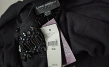 Load image into Gallery viewer, Lane Bryant Black Cowl Beaded Long Sweater XL-2XL
