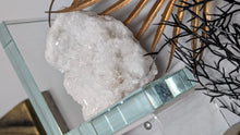 Load image into Gallery viewer, Quartz Crystal on Glass Bookend Stand

