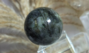 1.5" Mini Labradorite Flash Sphere with Stand