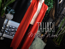 Load image into Gallery viewer, TAHARI Burnt Orange Merino Wool Cardigan Vest XL
