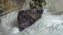Load image into Gallery viewer, 2.5&quot; Polished Dogtooth Dream Amethyst Crystal Slab
