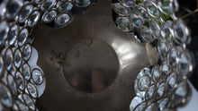 Load image into Gallery viewer, Glass &amp; Bling Candle Holder &amp; Chrome Bling Planter
