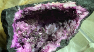 2" Dyed Amethyst Quartz Crystal Geodes (3pcs)