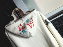 Load image into Gallery viewer, Mermaid &amp; Shark Ocean Vibes Glitter Hoodie 2XL
