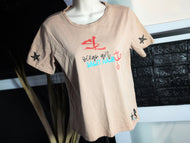 Ocean Air Salty Hair Glitter Tee T-Shirt MD