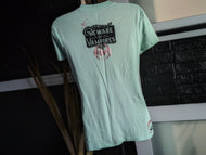Vixen Drip Custom Pressed Minty Teal Vampire Tee T-Shirt LG