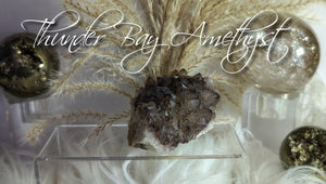 2" Thunder Bay Smokey Amethyst Crystal Cluster
