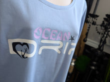 Load image into Gallery viewer, Ocean Drip Blue Coastal Long Sleeve Top MD
