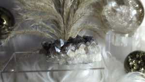 3" Thunder Bay Smokey Amethyst Crystal Cluster