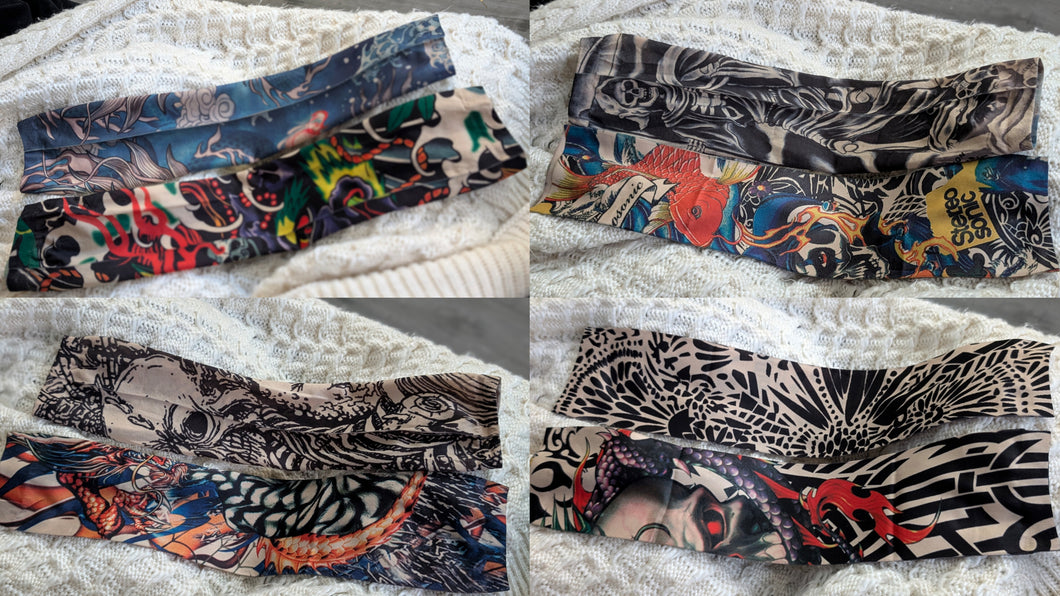 Fashion Fun Tattoo Sleeves (4 Pairs/Sets) NWT