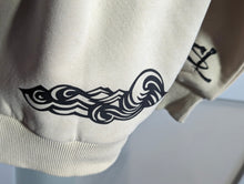 Load image into Gallery viewer, Ocean Vibes Shark Waves Glitter Hoodie Men&#39;s SM
