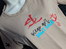 Load image into Gallery viewer, Ocean Air Salty Hair Glitter Tee T-Shirt MD
