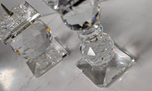Load image into Gallery viewer, Vintage Swarovski Crystal Candle Holders 2pcs **CHIPS**
