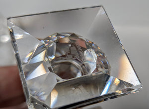 Vintage Swarovski Crystal Candle Holders 2pcs **CHIPS**