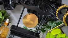 Load image into Gallery viewer, Mini 6&quot; Wood Asian Gold Gong
