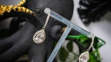 Load image into Gallery viewer, Cubic Zirconia Teardrop Drop Earrings Stand Not Included
