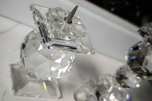 Vintage Swarovski Crystal Candle Holders 2pcs **CHIPS**