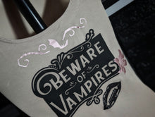 Load image into Gallery viewer, Vixen Drip Custom Pressed Vampire Gothic Tank Top MD

