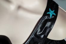 Load image into Gallery viewer, Ocean Vibes Black Pu Leather Tank Top XL NWT
