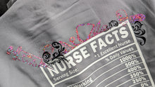 Load image into Gallery viewer, Nurse Drip Glitter Design Scrub Top LG
