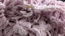 Load image into Gallery viewer, Kenzie Lavender Purple Mesh Knit Poncho Shawl O/S
