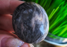 Load image into Gallery viewer, Black Moonstone Crystal Palmstone
