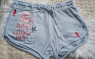 Salt Life Mermaid Vinyl Decal Pressed Shorts LG