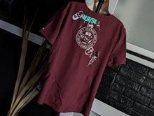 Load image into Gallery viewer, Nurse Drip Custom Pressed Scrub Top XL NWT
