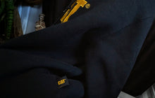 Load image into Gallery viewer, Black Caterpillar CAT Logo Extra Thick Hoodie XL
