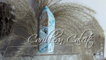 Load image into Gallery viewer, 3&quot; Caribbean Calcite Crystal Tower
