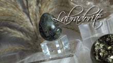 Load image into Gallery viewer, 1&quot; Mini Labradorite Flash Crystal Egg with Stand
