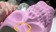 Skull Coffee Mugs (pink outer shell is damaged from Microwaving)