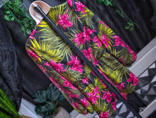 Load image into Gallery viewer, UK2LA Tropical Floral Surplice Romper Jumpsuit SM
