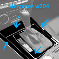 Mercedes C-Class w204 Gloss Black Accents (peel n' stick) 4pcs