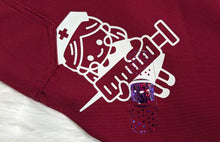 Load image into Gallery viewer, Nurse Drip Glitter Design Scrub Pants XL
