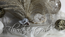 Load image into Gallery viewer, 2&quot; Druzy Geode &amp; Arizona Fluorite Crystal Cluster
