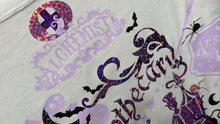Load image into Gallery viewer, White Vixen Drip Gothic Glitter Apothecary Shirt MD
