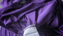 Load image into Gallery viewer, Arolina Purple Wide Leg Flowy Silky Pants XXL
