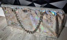 Load image into Gallery viewer, Icewear Insulated Metallic Silver Holographic Wine Cooler Purse NEW

