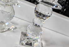 Load image into Gallery viewer, Vintage Swarovski Crystal Candle Holders 2pcs **CHIPS**
