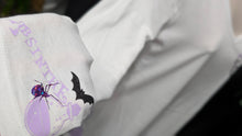 Load image into Gallery viewer, White Vixen Drip Gothic Glitter Apothecary Shirt MD
