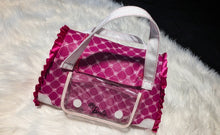 Load image into Gallery viewer, Barbie Pink &amp; White Hug n&#39; Heal Pet Carrier Bag Purse
